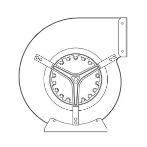 OUTER ROTOR DOUBLE INLET DIRECT DRIVE CENTRIFUGAL FANS
