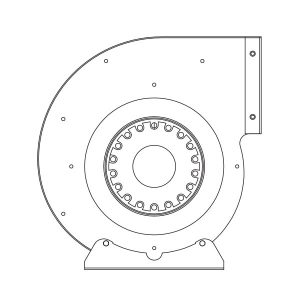 OUTER ROTOR SINGLE INLET DIRECT DRIVE CENTRIFUGAL FANS (AC)